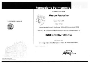 Ingegneria Forense - Milano