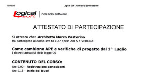 Come cambiano APE e verifiche di progetto dal 1° Luglio