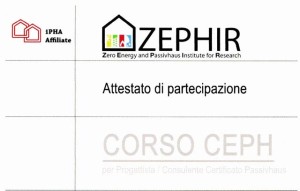 PassivHaus attestato