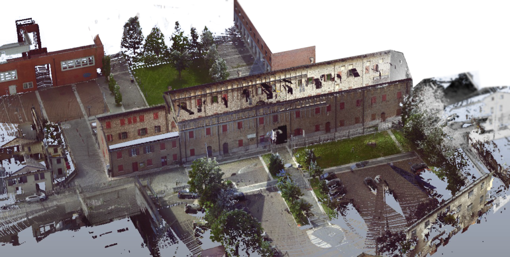 Rilievo prospettico con Laser scanner, Architetto Marco Pastorino e Arch. Leonardo Modenese