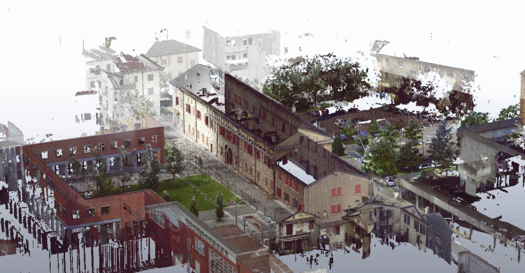 Rilievo prospettico con Laser scanner, Architetto Marco Pastorino e Arch. Leonardo Modenese