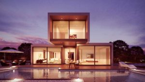 Architettura sostenibile moderna