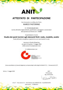 Studio dei ponti termici agli elementi finiti