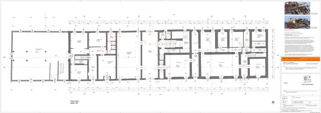 Rilievo prospettico con Laser scanner, Architetto Marco Pastorino e Arch. Leonardo Modenese